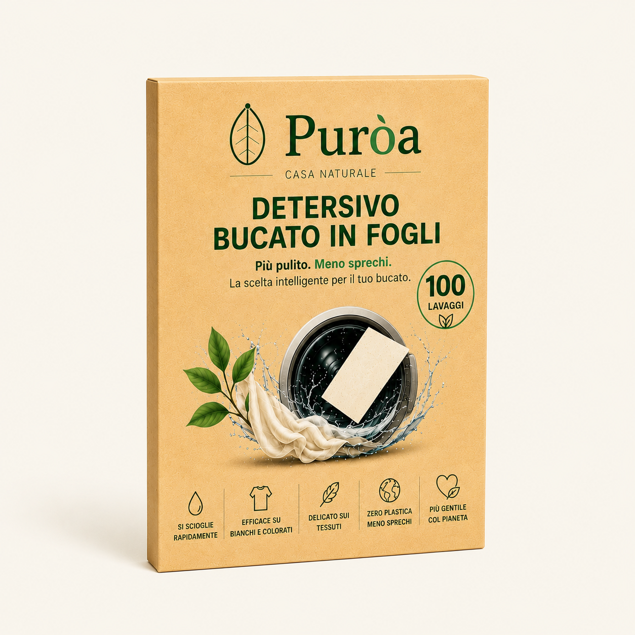 Fogli per il bucato ecologici